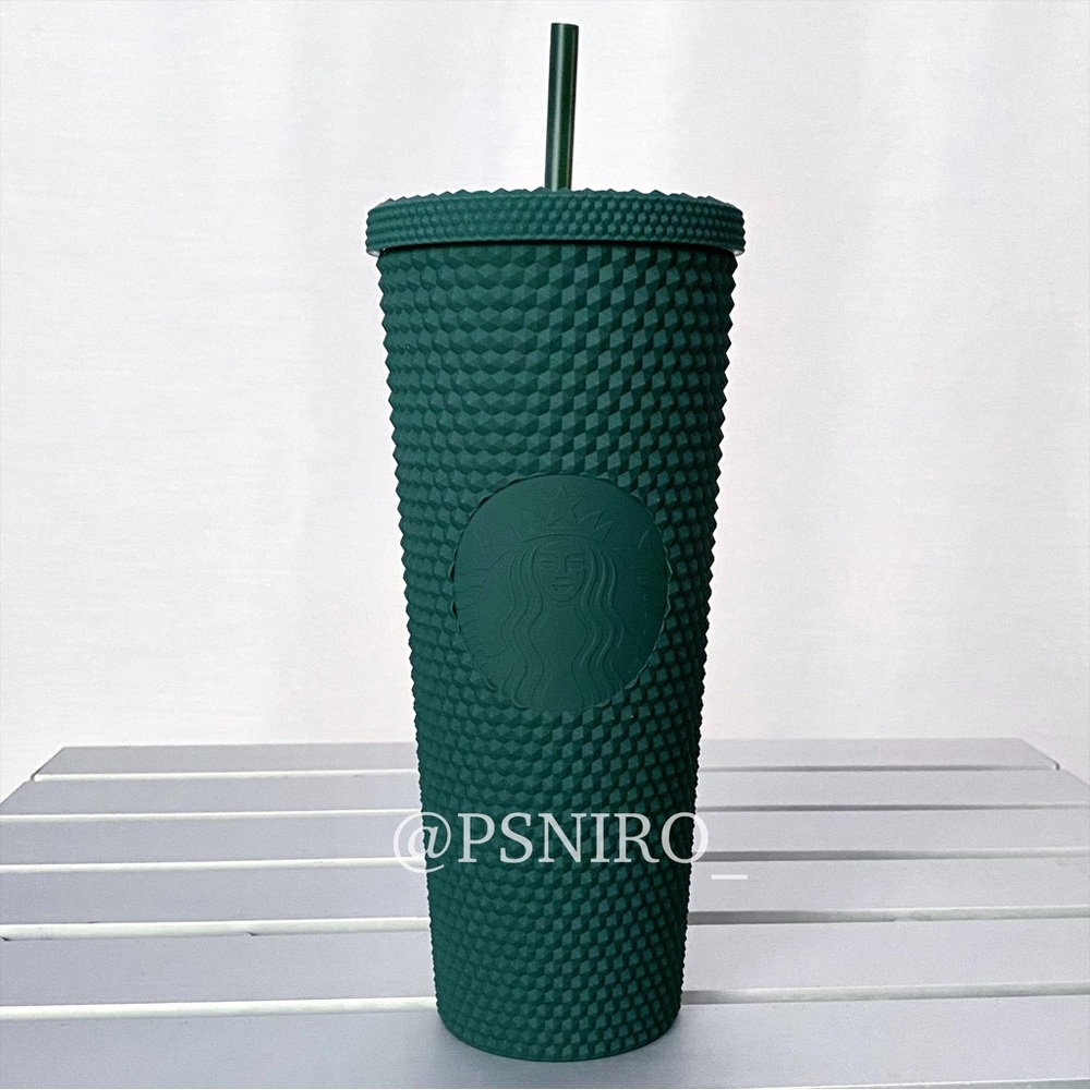 Starbucks Matte Green Studded Tumbler